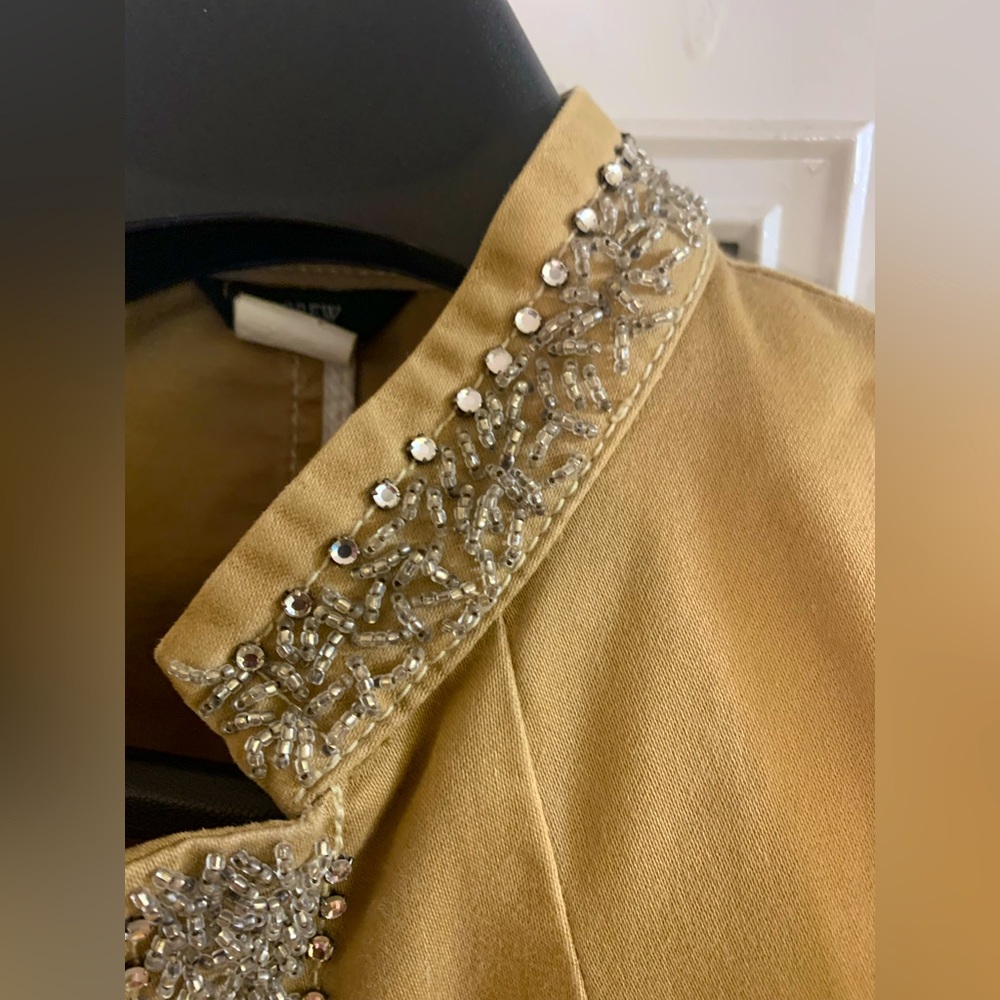 Jcrew jacket with gorgeous beading